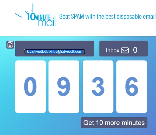 10minutemail